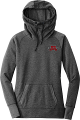 Mercer Arrows New Era Ladies Tri-Blend Fleece Pullover Hoodie