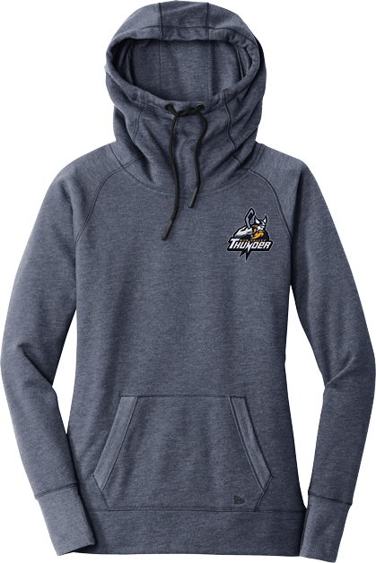 Mon Valley Thunder New Era Ladies Tri-Blend Fleece Pullover Hoodie