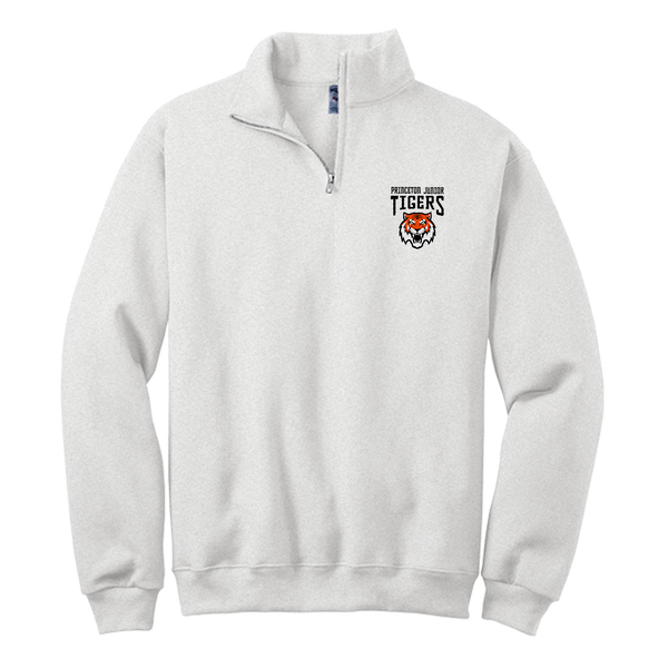 Princeton Jr. Tigers NuBlend 1/4-Zip Cadet Collar Sweatshirt