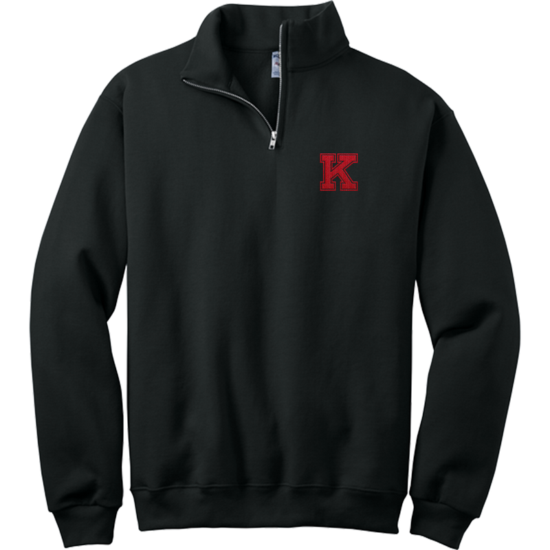 King's College NuBlend 1/4-Zip Cadet Collar Sweatshirt