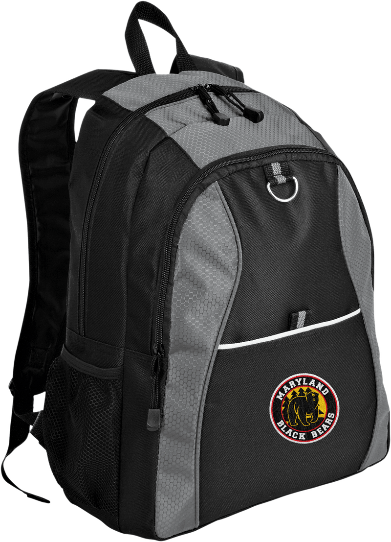 Maryland Black Bears Contrast Honeycomb Backpack