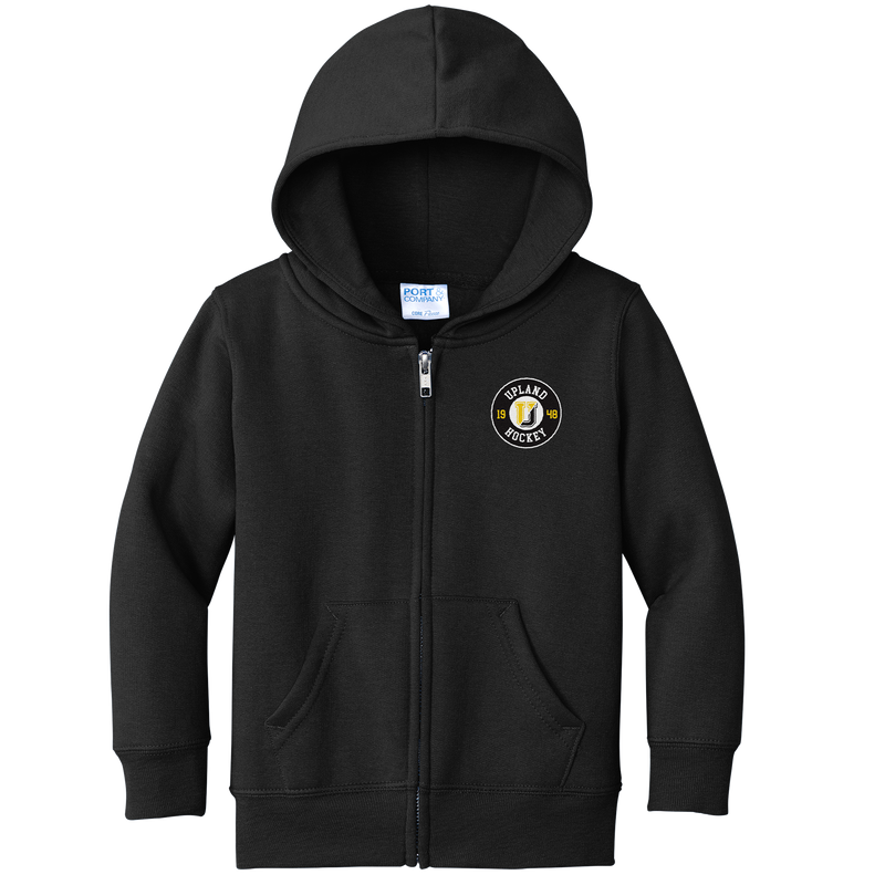 Upland Country Day School Toddler Core Fleece Full-Zip Hooded Sweatshirt