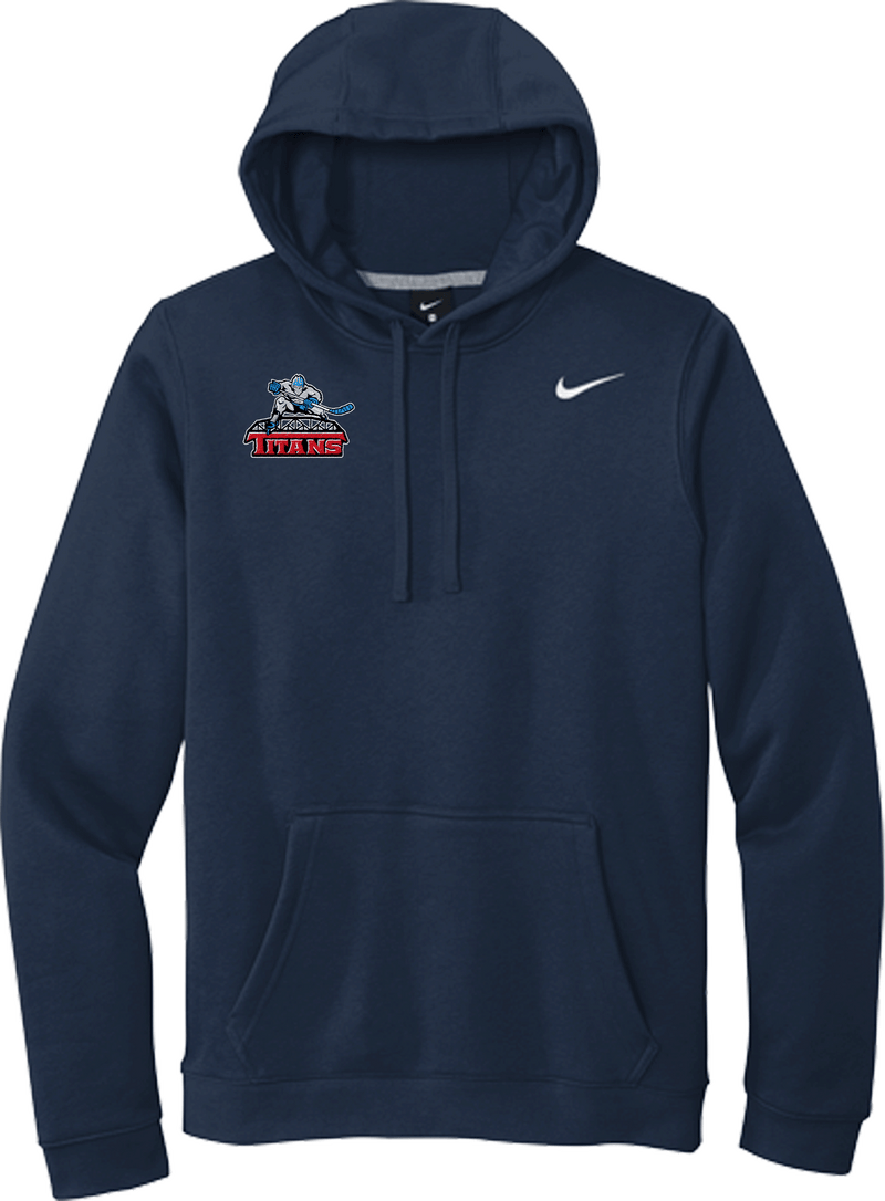 NJ Titans Nike Club Fleece Pullover Hoodie