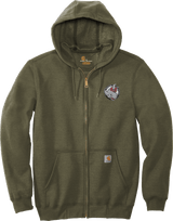 CT Whalers Tier 2 Carhartt Midweight Hooded Zip-Front Sweatshirt