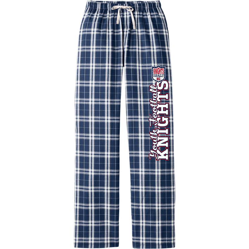 Knights Youth Football Women's Flannel Plaid Pant