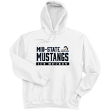 Mid-State Mustangs Ultimate Cotton - Pullover Hooded Sweatshirt