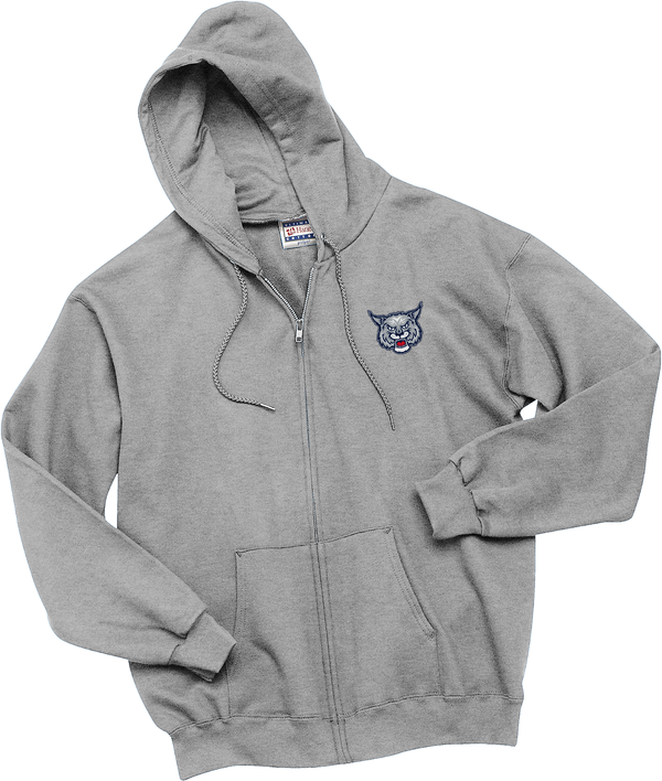 CT Bobcats Ultimate Cotton - Full-Zip Hooded Sweatshirt