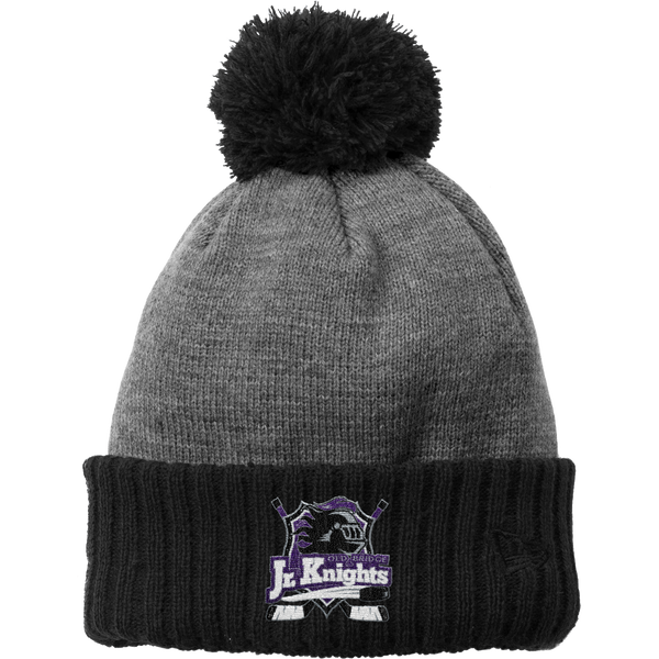 Old Bridge Jr. Knights New Era Colorblock Cuffed Beanie