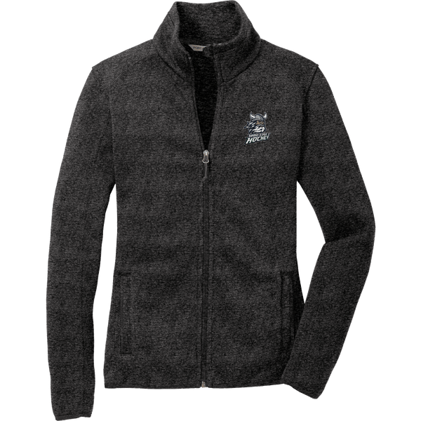 Hard Edge Hockey Ladies Sweater Fleece Jacket