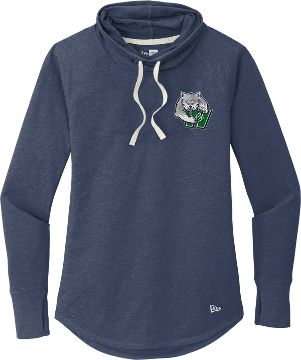 Woodbridge Wolfpack New Era Ladies Sueded Cotton Blend Cowl Tee