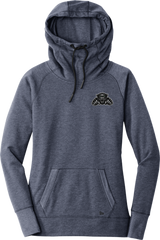 Igloo Jaguars New Era Ladies Tri-Blend Fleece Pullover Hoodie