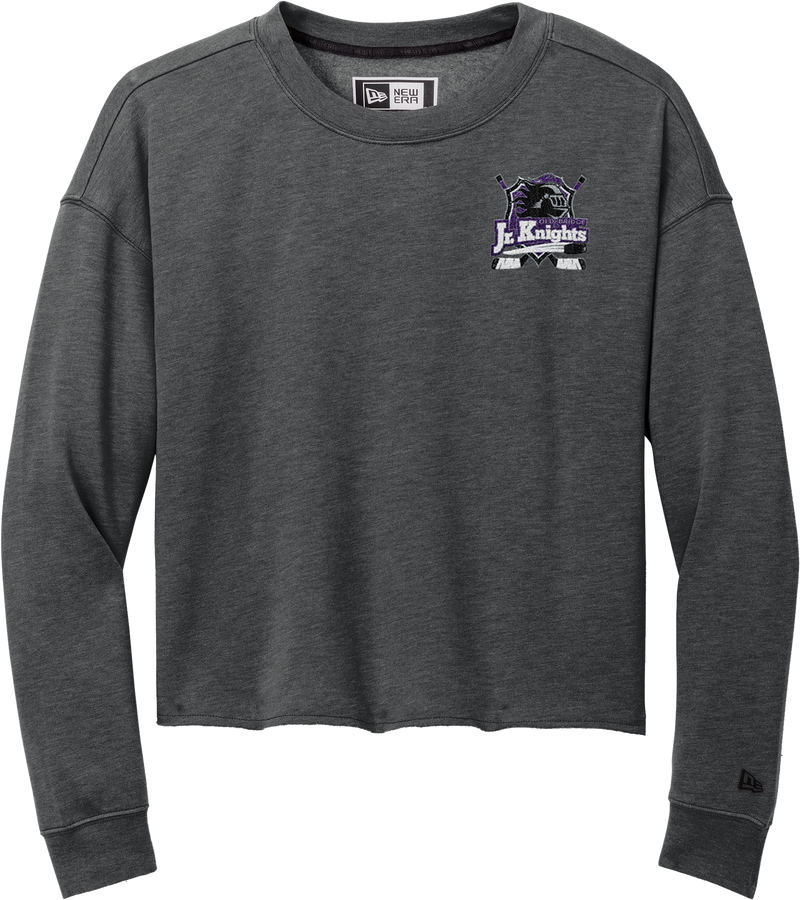 Old Bridge Jr. Knights New Era Ladies Tri-Blend Fleece Crop Crew