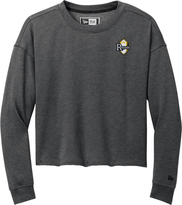 Royals Hockey Club New Era Ladies Tri-Blend Fleece Crop Crew