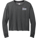 Secaucus Patriots New Era Ladies Tri-Blend Fleece Crop Crew