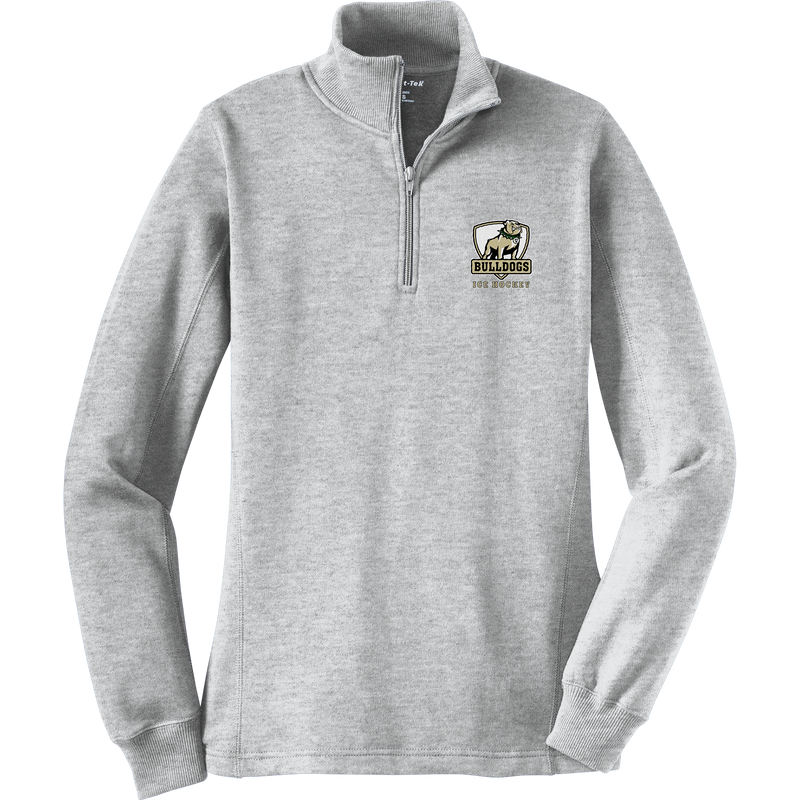 HVM Bulldogs Ladies 1/4-Zip Sweatshirt