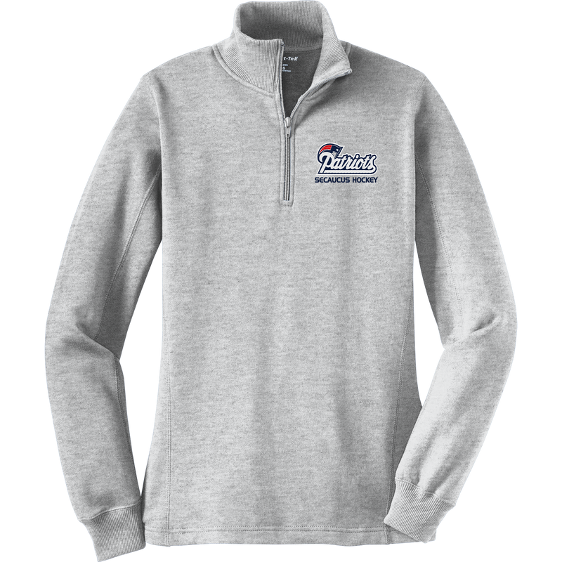 Secaucus Patriots Ladies 1/4-Zip Sweatshirt