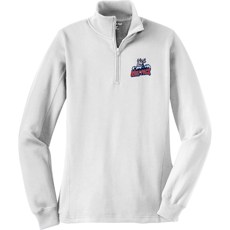 CT Wolfpack South Ladies 1/4-Zip Sweatshirt