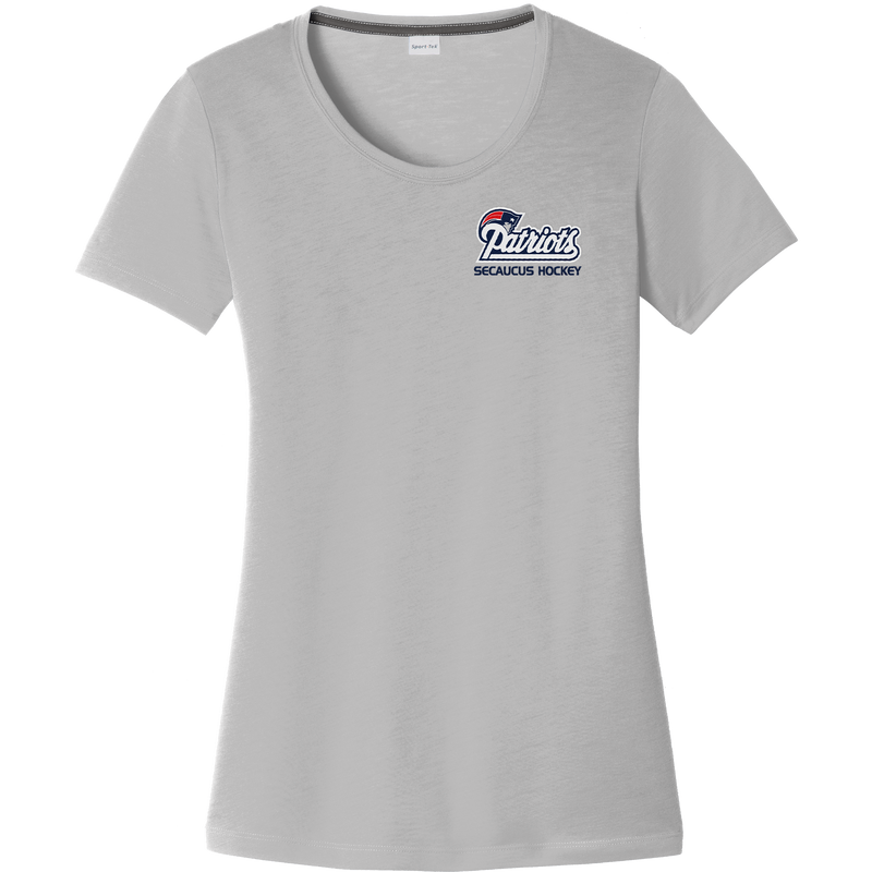 Secaucus Patriots Ladies PosiCharge Competitor Cotton Touch Scoop Neck Tee