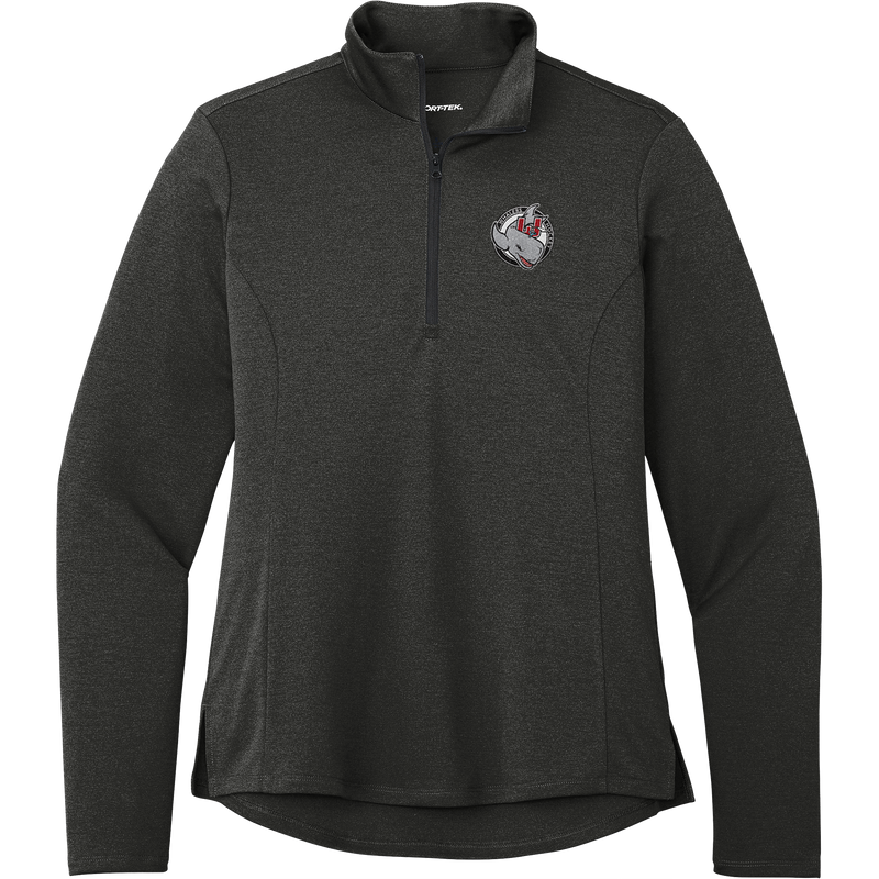 CT Whalers Tier 2 Ladies Endeavor 1/2-Zip Pullover