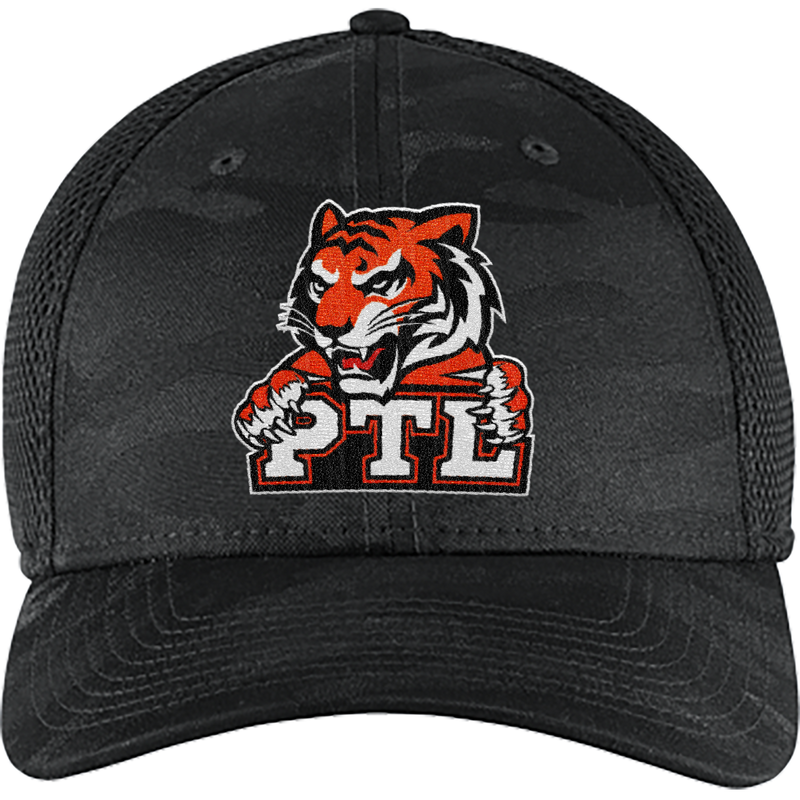 Princeton Tiger Lilies New Era Tonal Camo Stretch Tech Mesh Cap