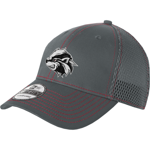 Allegheny Badgers New Era Stretch Mesh Contrast Stitch Cap