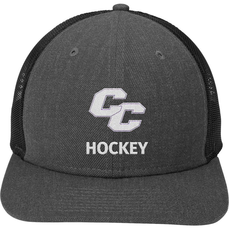 Curry College New Era Snapback Low Profile Trucker Cap