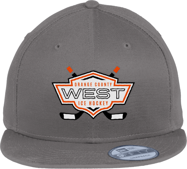 Orange County West New Era Flat Bill Snapback Cap