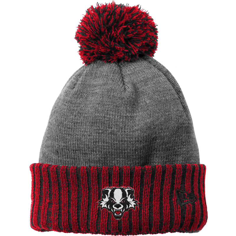 Scary Badgers New Era Colorblock Cuffed Beanie