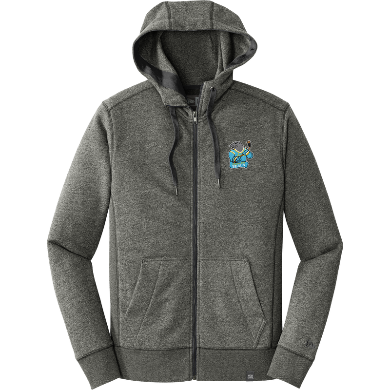 Atlantic City Seals New Era French Terry Full-Zip Hoodie