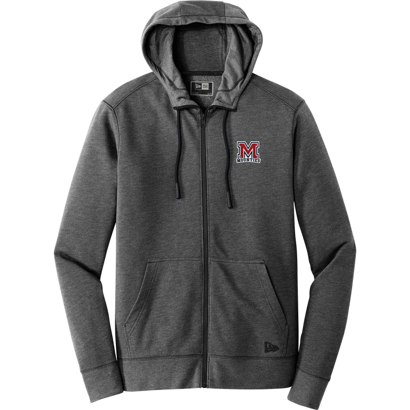 Jr. Mounties New Era Tri-Blend Fleece Full-Zip Hoodie