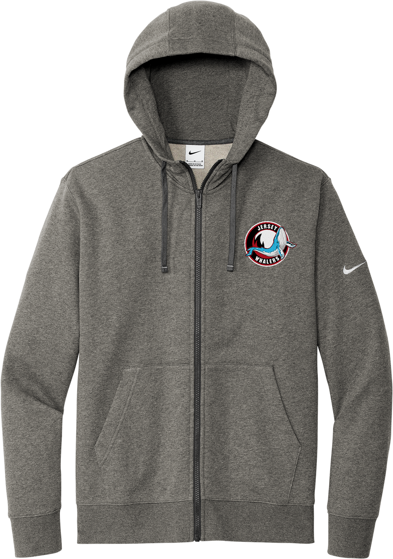 Jersey Shore Whalers Nike Club Fleece Sleeve Swoosh Full-Zip Hoodie