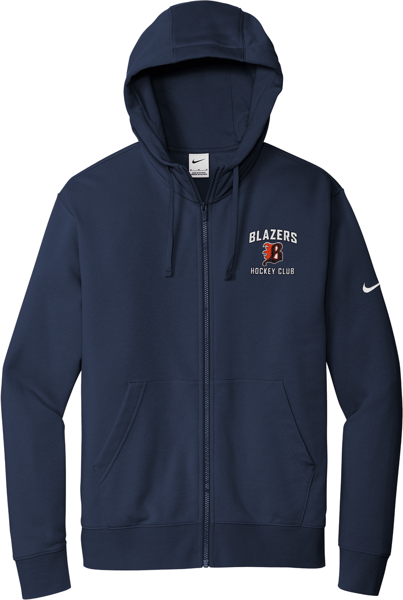 Philadelphia Blazers Nike Club Fleece Sleeve Swoosh Full-Zip Hoodie