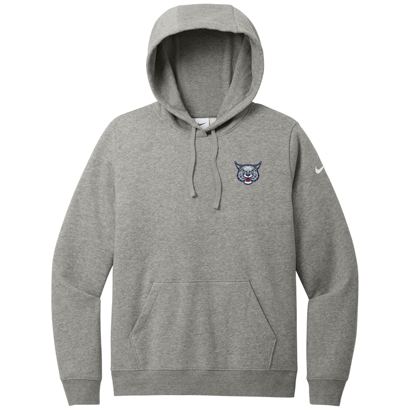 CT Bobcats Nike Women's Club Fleece Sleeve Swoosh Pullover Hoodie