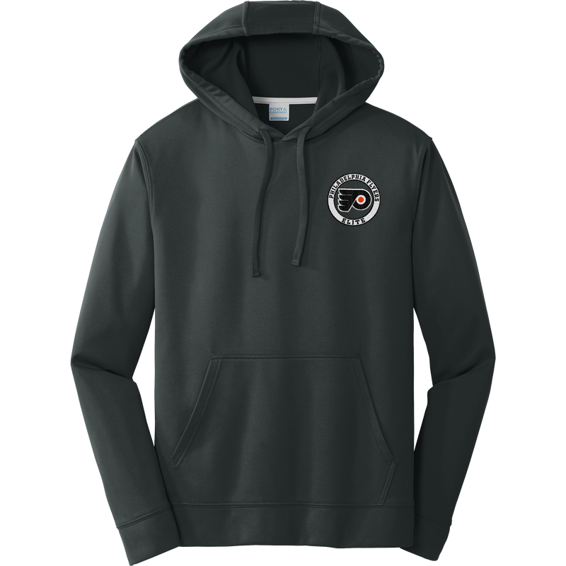 Philadelphia Flyers Elite Performance Fleece Pullover Hooded Sweatshirt