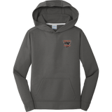 Biggby Bombers Youth Performance Fleece Pullover Hooded Sweatshirt