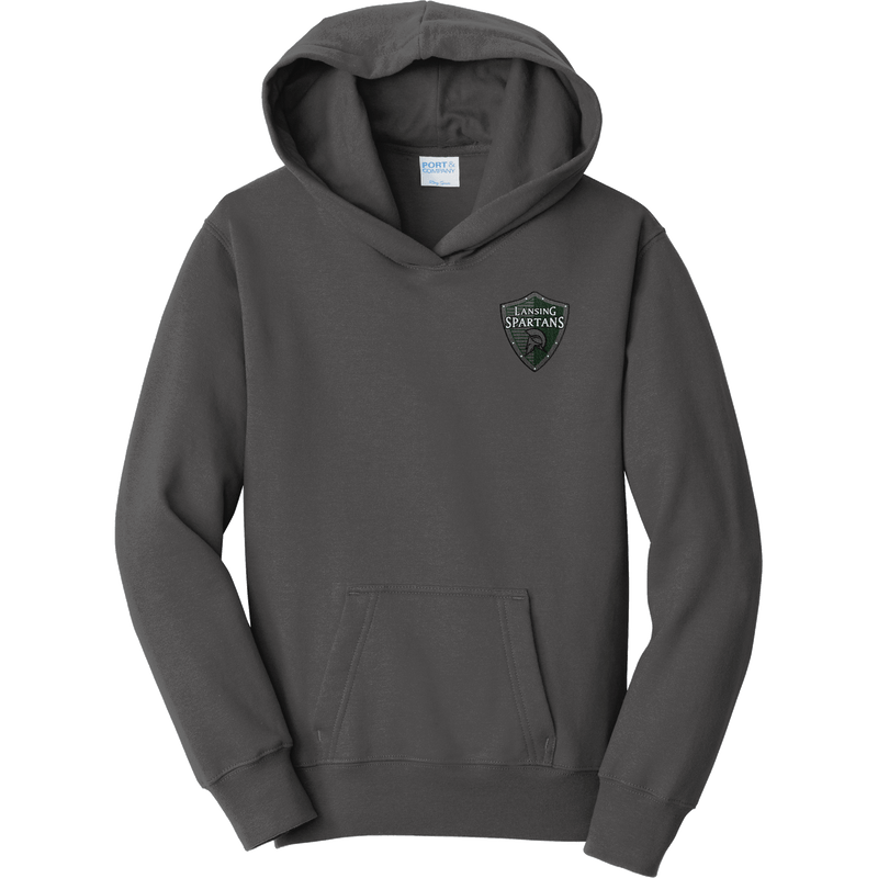 Lansing Spartans Youth Fan Favorite Fleece Pullover Hooded Sweatshirt