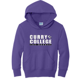 Curry College Youth Core Fleece Pullover Hooded Sweatshirt