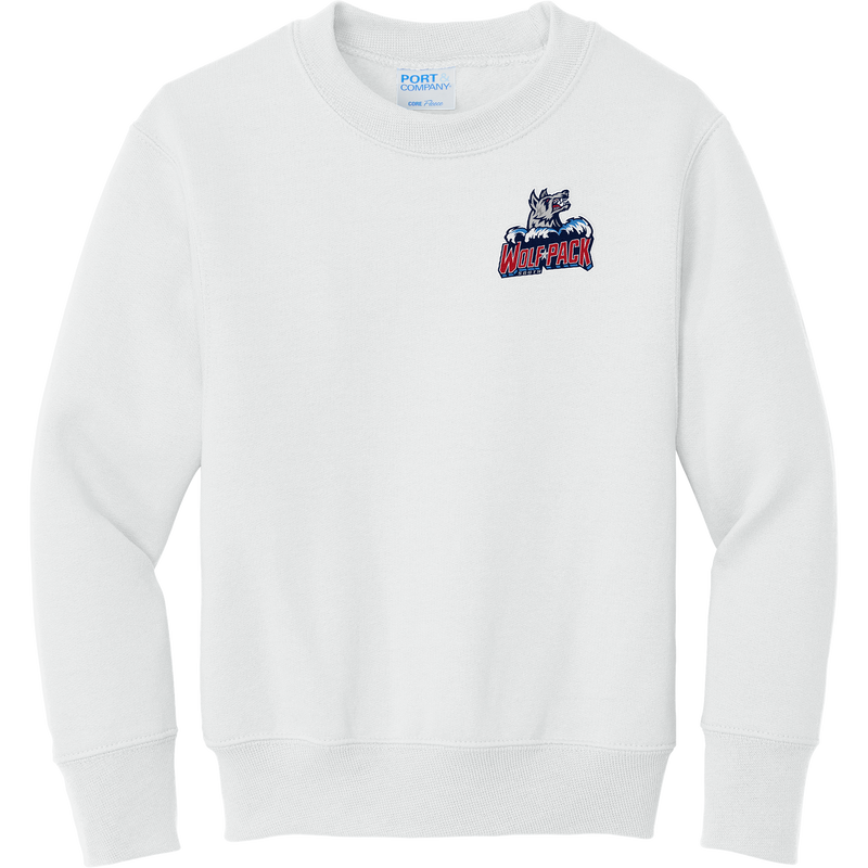 CT Wolfpack South Youth Core Fleece Crewneck Sweatshirt