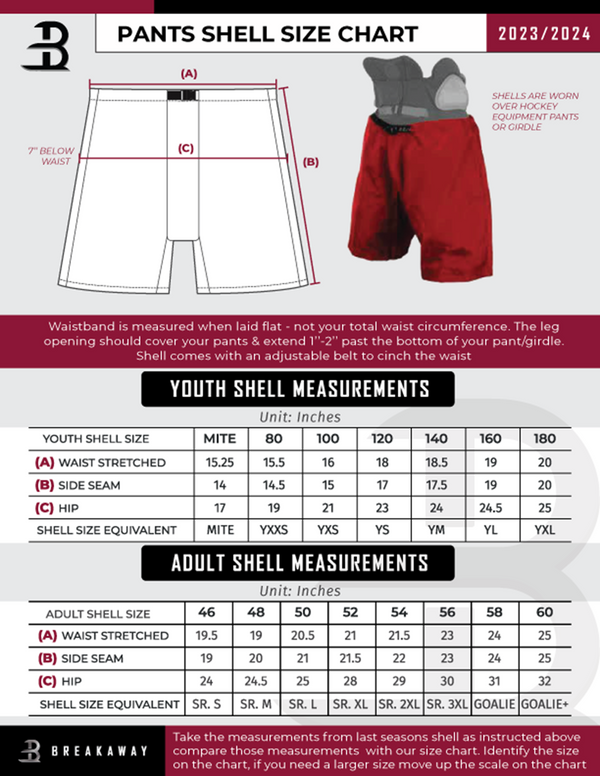 Orange County West Youth Sublimated Pants Shell