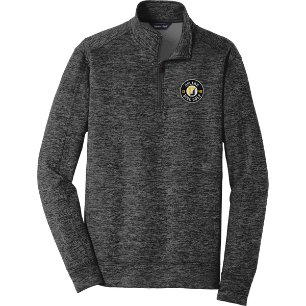 Upland Disc Golf PosiCharge Electric Heather Fleece 1/4-Zip Pullover