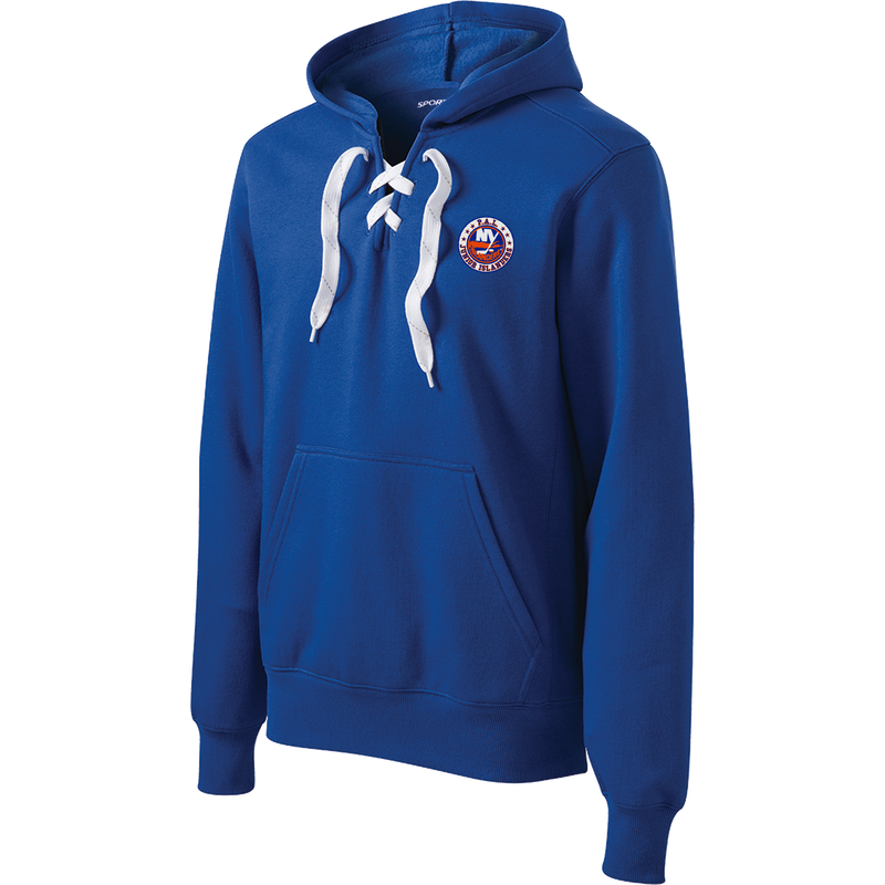 PAL Jr. Islanders Lace Up Pullover Hooded Sweatshirt