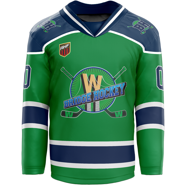 Woodbridge Wolfpack Bridge Adult Goalie Sublimated Jersey