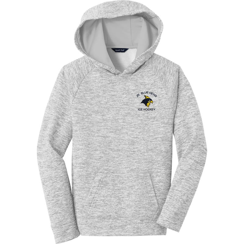 Delaware Jr. Blue Hens Youth PosiCharge Electric Heather Fleece Hooded Pullover