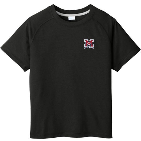 Jr. Mounties Youth PosiCharge Tri-Blend Wicking Raglan Tee