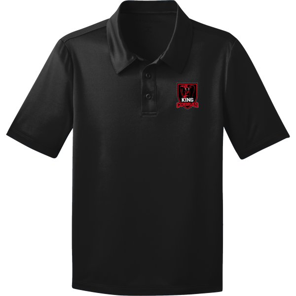 King Cobras Youth Silk Touch Performance Polo